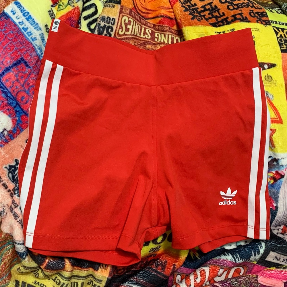 Adidas Red Tight Shorts